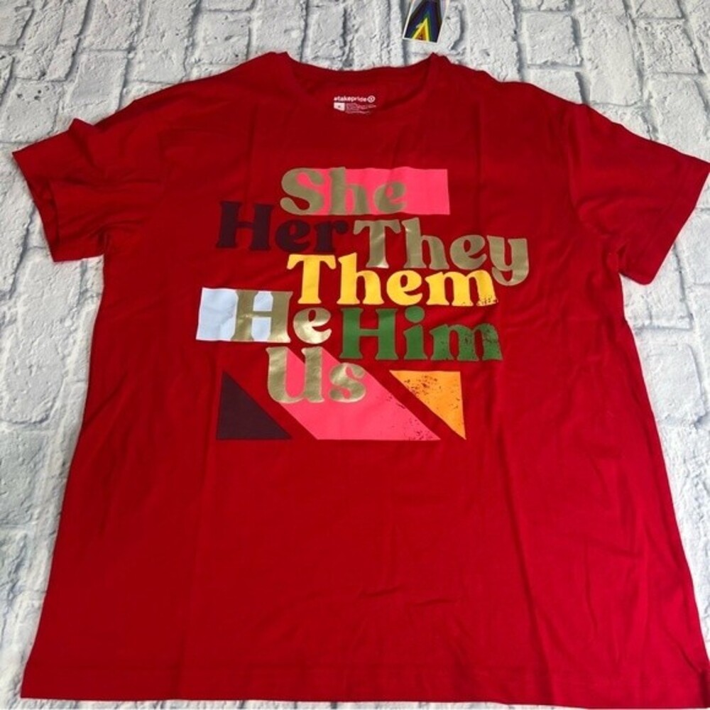 Pride month celebration T-shirt size Large new with tags